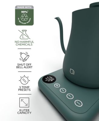 Digital Gooseneck Kettle with 5 Temperature Presets - Precision Heating Pouring for Perfect Brews