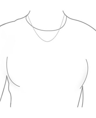 Thin Lightweight 1.2MM Strong Solid Sterling Silver Figaro Link Chain Necklace 14 Inch