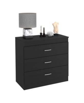 29" Particle Board Three Drawers, Metal Hardware, Superior Top Zurich Dresser