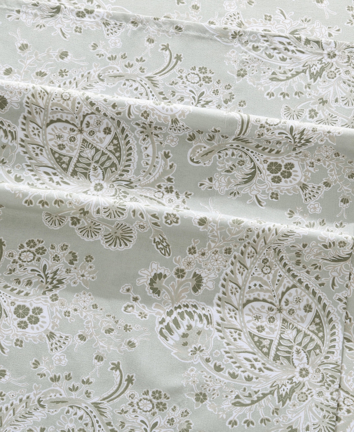 Wrangler Closeout!  Microfiber 4-pc. Sheet Set, Queen In Prairieland Paisley Sage Green