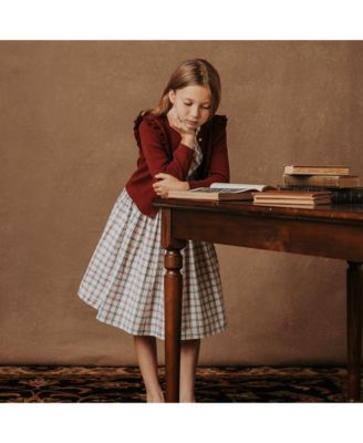 Toddler Girls Sleeveless Stretch Poplin Sash Dress