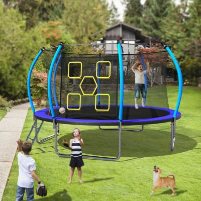 12FT Trampoline with Enclosure (ASTM Approved)