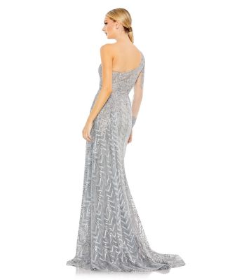 Women's Embellished One Shoulder A Line Gown