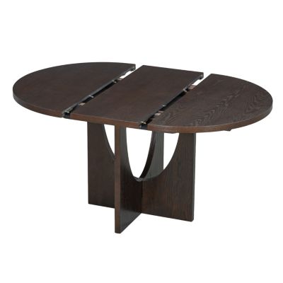 Modern Extendable Round Dining Set (5-Piece)