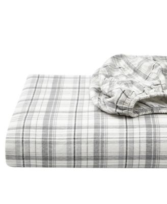 Printed Cotton Flannel 4-Pc. Sheet Set, King