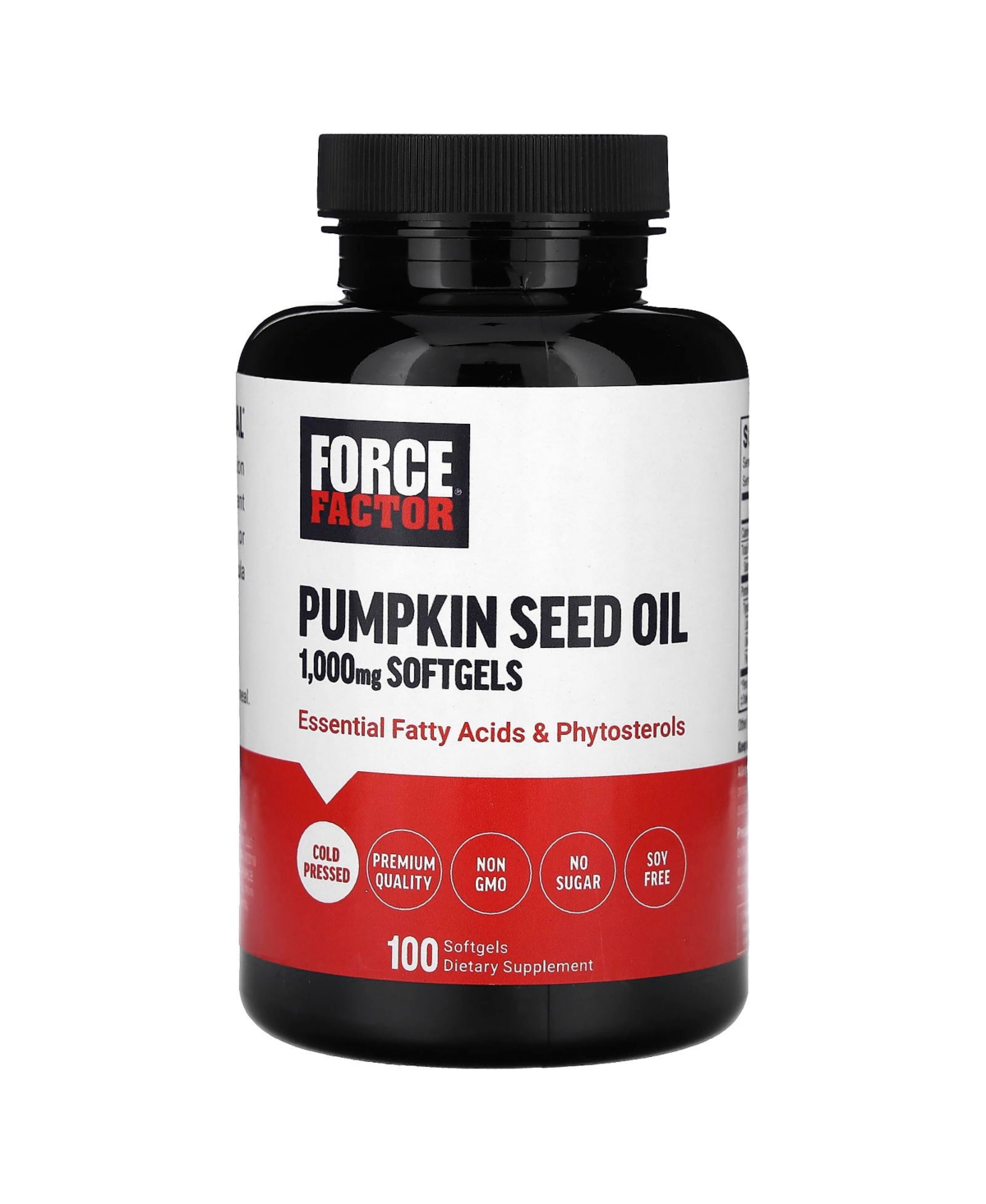 Pumpkin Seed Oil 100 Softgels - (500 mg Per Softgel)