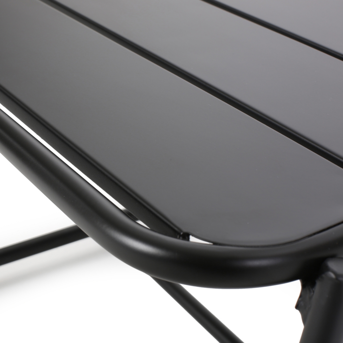 Streamdale Furniture Modern Matte Metal Side Table: Enhance Your Outdoor Oasis