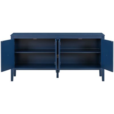 Streamdale Geometric Sideboard with Metal Handles
