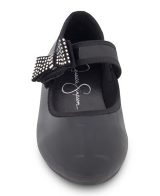 Little and Big Girls Amy Crystal Bow Ballet Flat
