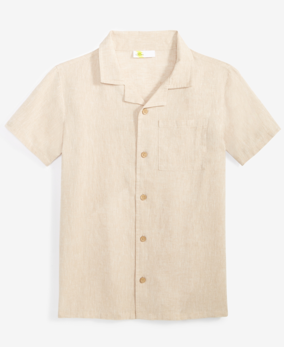 Epic Threads Little & Big Boys Two-tone Button-down Shirt, Exclusively At Macy's In Neutral