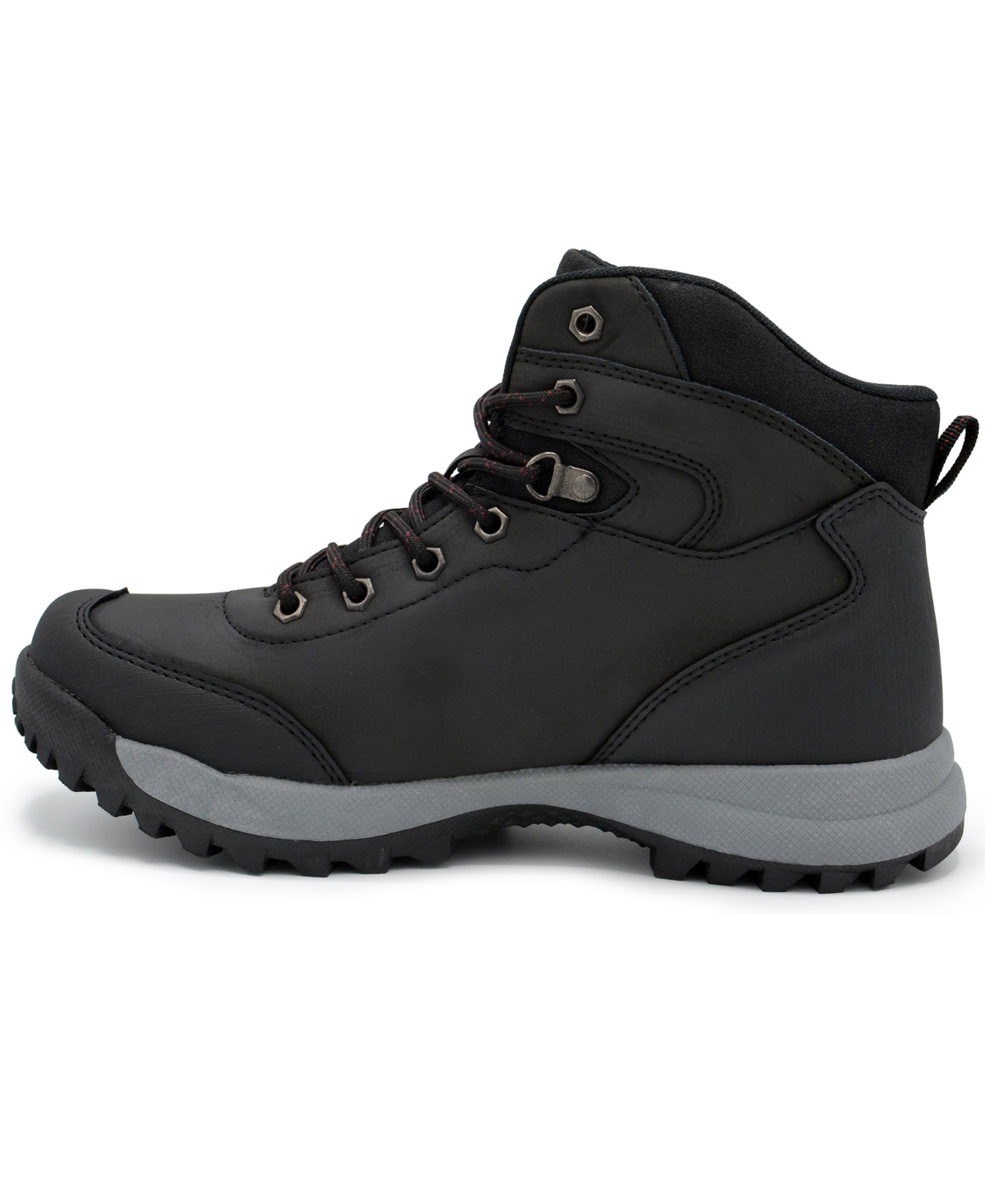 Polar Range Finlay Mens Lace-up Manmade Hiking Boots In Black