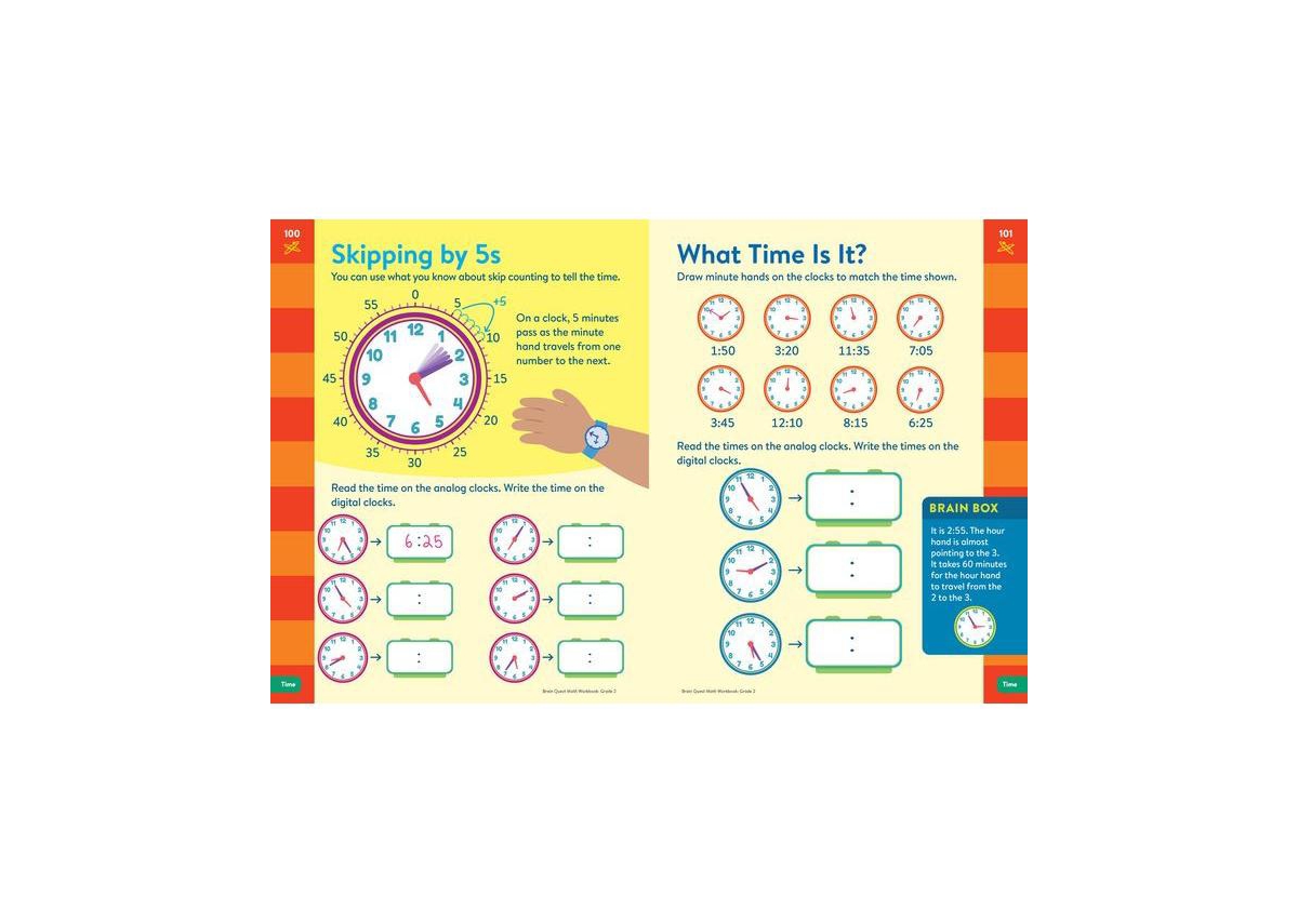 Barnes & Noble Brain Quest Math Workbook: 2nd Grade by Workman Publishing