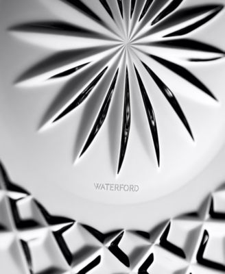 Lismore Black Decorative Plate 12"