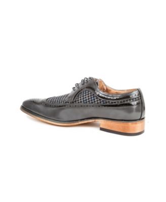Men's Wing Tip Brogue Two Tone Shoes