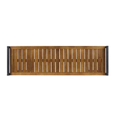 Streamdale Acacia Wood Bench Chic Style, Iron Strength