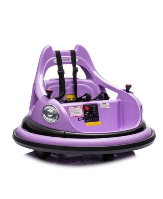 Streamdale Electric Ride-On Bumper Car with Remote, LED Lights, & Spin