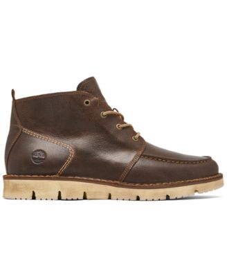 Timberland Men's Westmore Leather Lace-Up Casual Moc Toe Boots