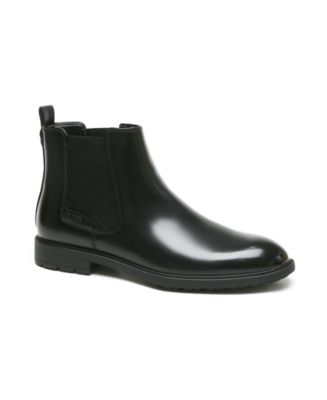 GUESS Men\'s Dremmy Classic Slip-on Ankle Casual Boots - Black - Size 10 GUESS GM Remmy men sz 10 SM black leather suede ankle boot  main image 2