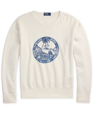 送関込☆POLO RALPH LAUREN VINTAGE FIT FLEECE GRAPHIC SWEAT Vintage Fit Fleece Graphic Sweatshirt