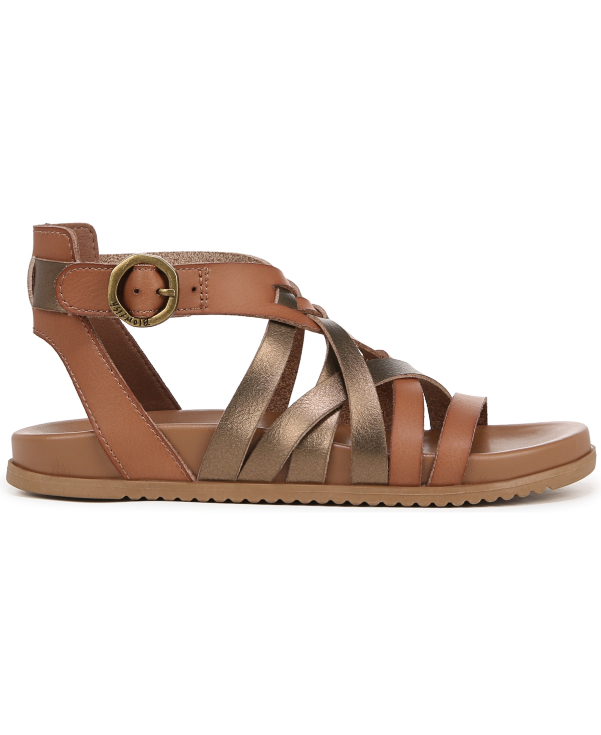 Blowfish Malibu Women's Curio Huarache Sandals In Oak Faux Leather
