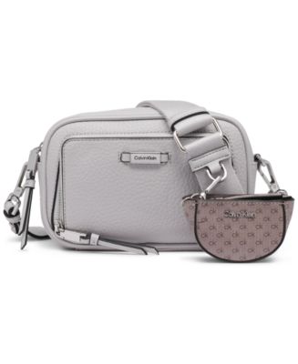 Calvin Klein Zulle Top Zipper Camera Bag with Signature Hang