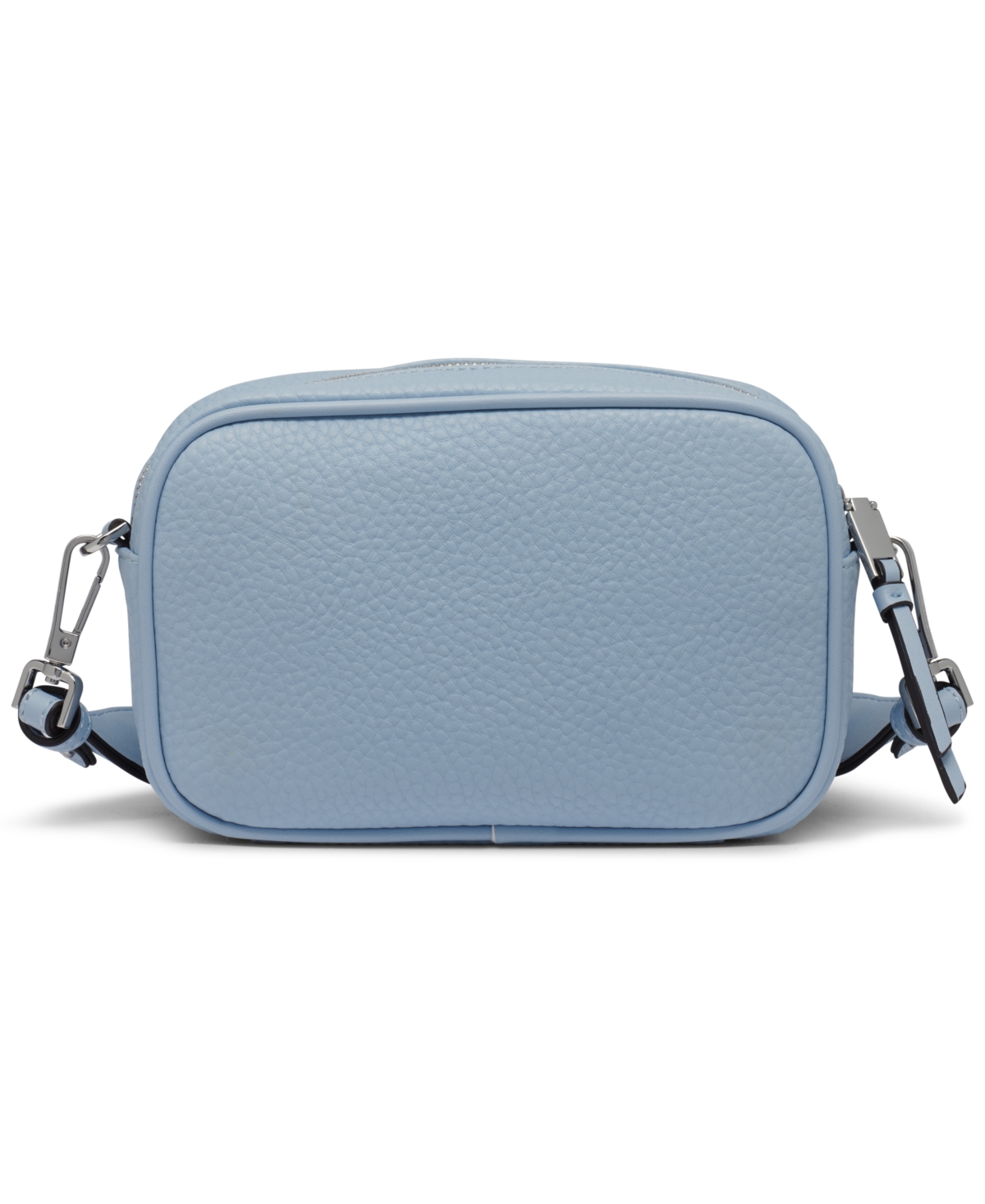 Calvin Klein Zulle Top Zipper Camera Bag With Signature Hang Off In Dusty Blue