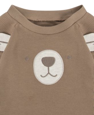 Baby Girls Crew Tee, Bodysuit and Pants, 3-Piece Set