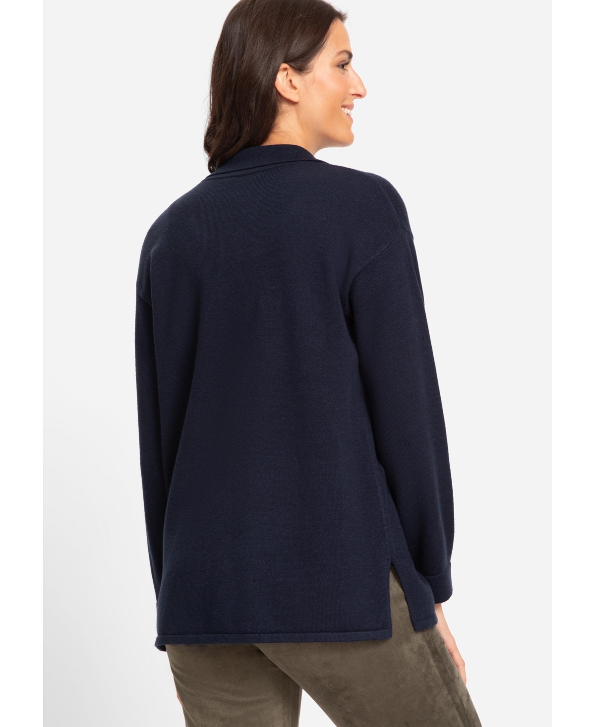 Olsen Women's Viscose Blend Sweater Shacket
