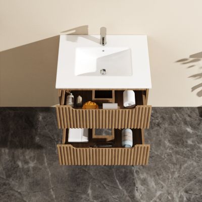 Streamdale Goodyo 24" Wall-Mount Bathroom Vanity Cabinet Floating (Cabinet Only)