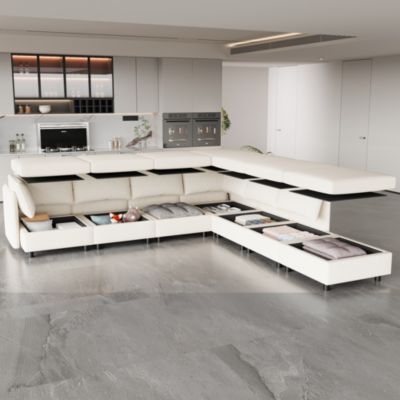 Modular Sofa with Storage & Sleeper Options
