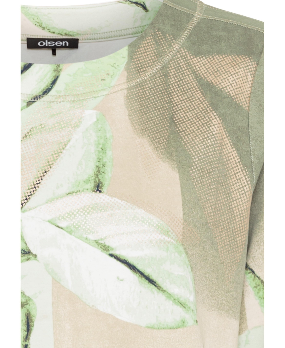 Olsen Women's 100% Cotton Statement Jersey Top