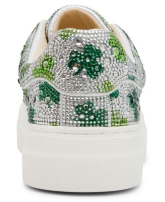 Betsey Johnson Women's Sidny Lace-Up Platform Sneakers