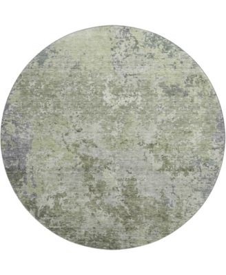 Bresca Washable BC6 8'x8' Round Area Rug