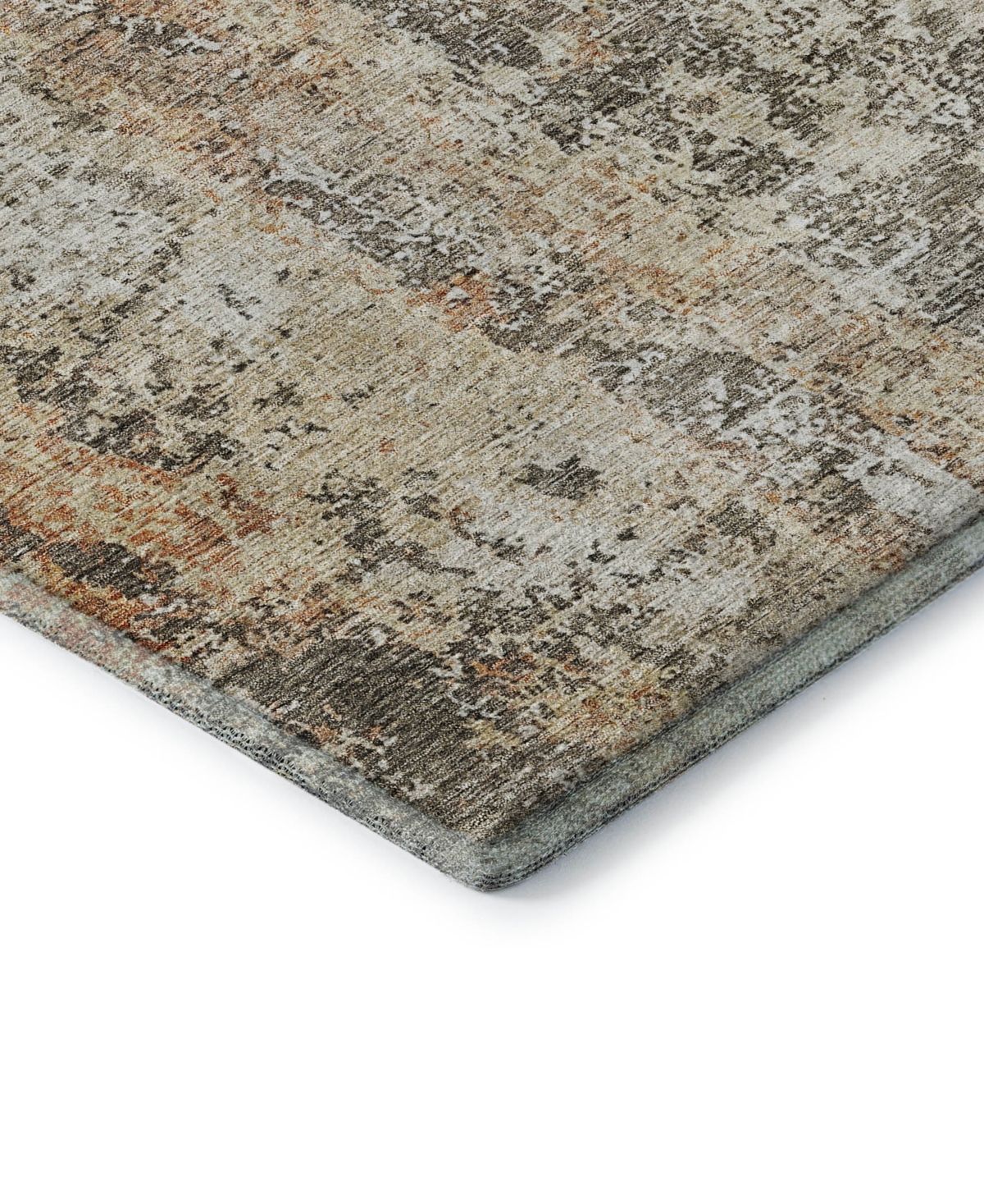 Dalyn Bresca Washable Bc5 8'x8' Round Area Rug In Terracotta