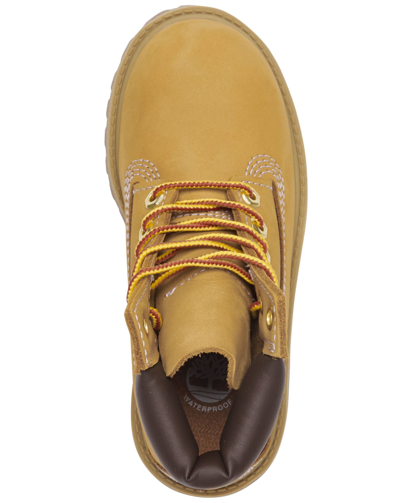 Детские ботинки Timberland 6 Inch Premium Waterproof, цвет: Пшеничный — фото 3