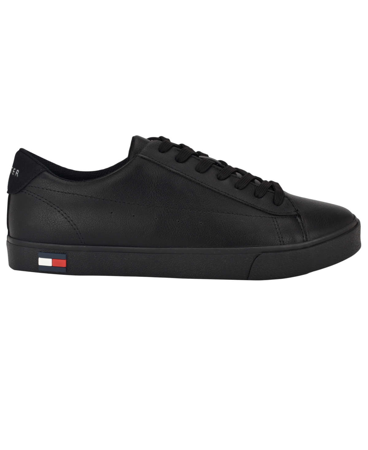 Tommy Hilfiger Men's Risher Low Top Lace Up Sneakers In Black
