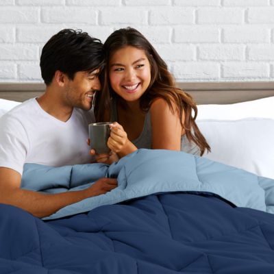 82" x 86" Reversible Down Alternative Comforter Full