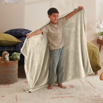Microplush Flannel Fleece Kids Blanket, Child