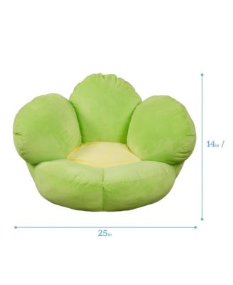 SoftZone Flower Cozy Cushion, Bright Green