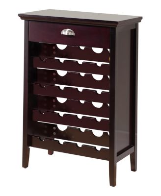 Kings Brand Multi-Functional Wood Buffet Cabinet with Wine Rack and Drawer