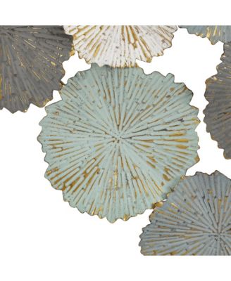 Metal Flowers Modern Wall Decor