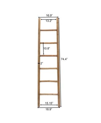 Rustic 6ft Decorative Blanket Ladder