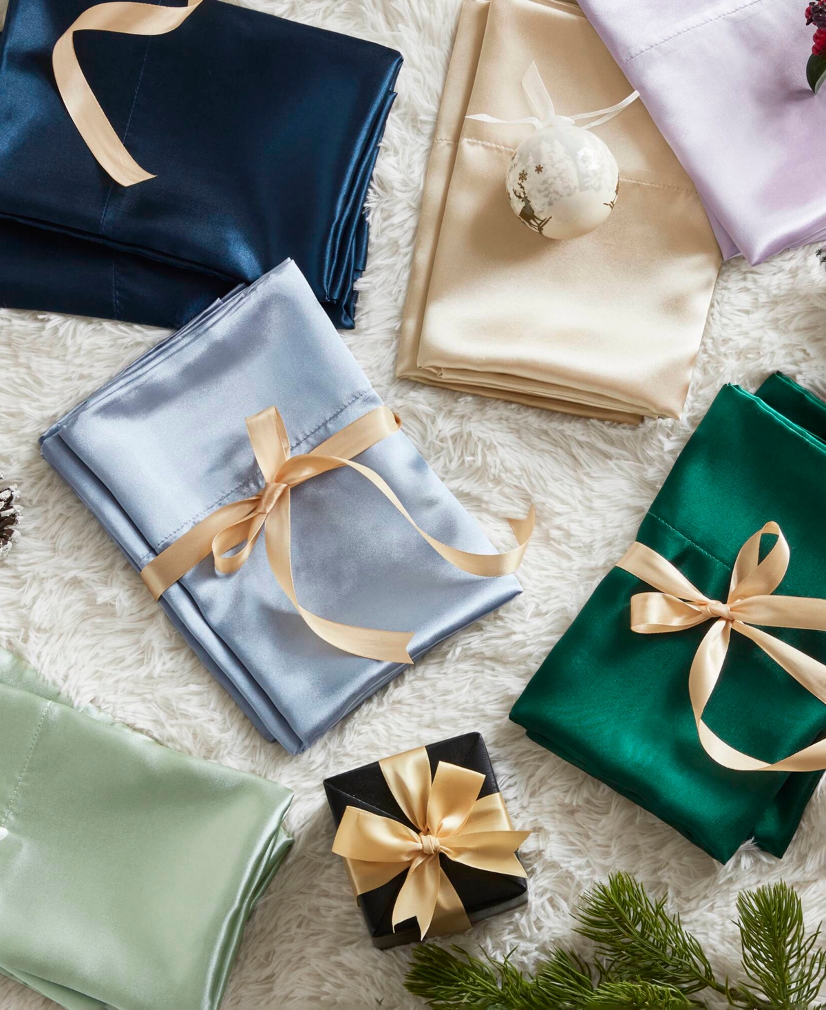 Madison Park Essentials Satin Pillowcase Pair, King In Emerald