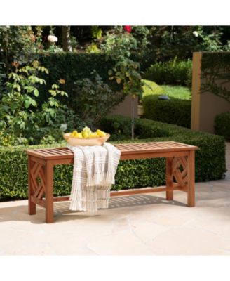 Carmel Solid Wood Outdoor Dining Bench