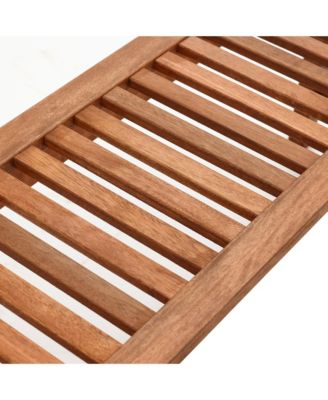 Carmel Solid Wood Outdoor Dining Bench