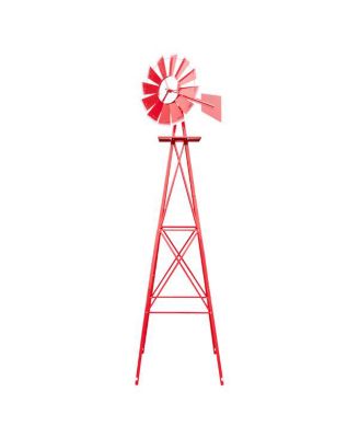 8FT Weather Resistant Yard Garden Windmill Durable Outdoor Decor for Your Landscape