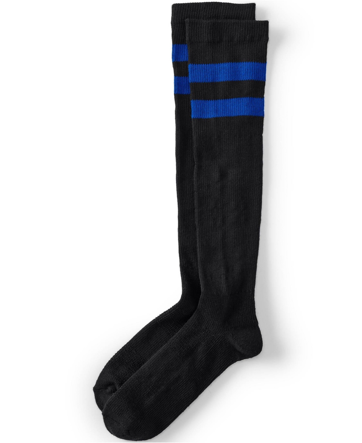 Men's Performance Over the Calf Socks - Black/cobalt