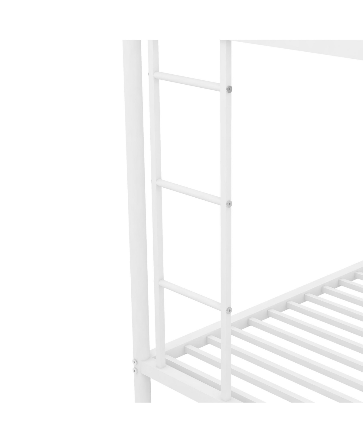 Slickblue Sturdy Twin over Full Bunk Bed with Twin Trundle and Two-Side Ladders for Space Saving Solutions