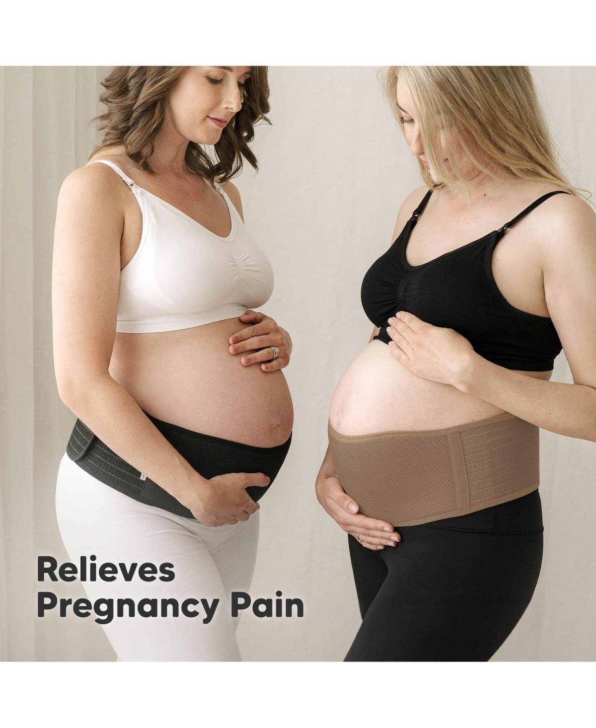 KeaBabies Maternity Belly Band for Pregnancy, Soft & Breathable Pregnancy Belly Support Belt