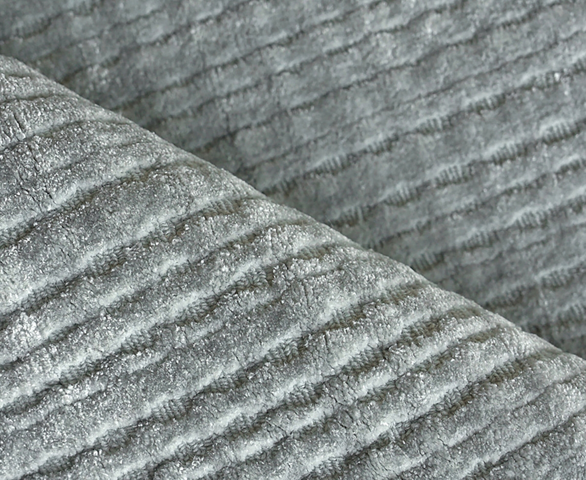 Exquisite Rugs Cabrini Modern 6730 6'x9' Area Rug In Silver
